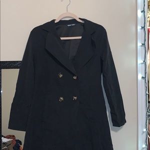 Black buttoned jacket